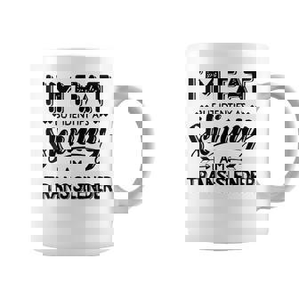 I'm Fat But Identify As Skinny I Am Trans-Slender Women Coffee Mug | Mazezy
