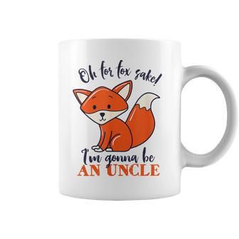 I'm Gonna Be An Uncle Fox Baby Announcement Coffee Mug | Mazezy