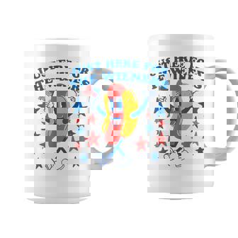 Im Just Here For The Wieners Funny 4Th Of July Hotdog Gift For Mens Coffee Mug - Monsterry