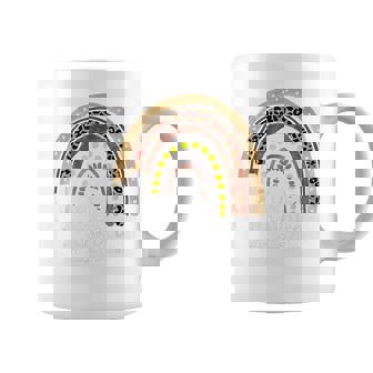 In June We Wear Orange End Gun Violence Awareness Rainbow Coffee Mug - Thegiftio