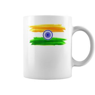 India Independence Day 15 August 1947 Indian Flag Patriotic Coffee Mug - Monsterry