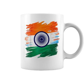 India Independence Day 15 August 1947 Indian Flag Patriotic Coffee Mug - Seseable