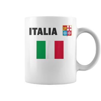 Italy Flag Cool Italia Soccer Design Italian Flags Men Women Coffee Mug | Mazezy