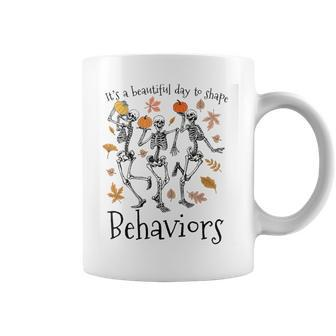 It's A Beautiful Day To Shape Behaviors Halloween Rbt Aba Coffee Mug - Monsterry UK