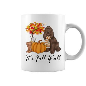 Its Fall Yall Fall For Boykin Spaniel Coffee Mug | Mazezy