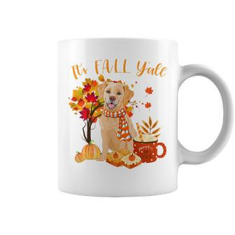 Its Fall Yall Golden Retriever Dog Halloween Autumn Dog Halloween Coffee Mug | Mazezy