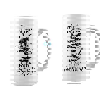 Its Fine Im Fine Everything Is Fine Funny Cat Coffee Mug | Mazezy