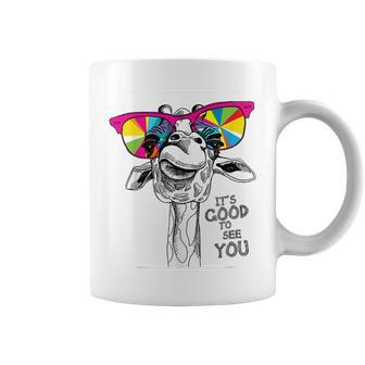 Its Good To See You Printed This Giraffe Is Funny Coffee Mug - Thegiftio UK