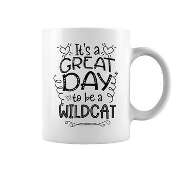 It's Great Day To Be A Wild Cat School Animal Lover Cute Coffee Mug - Monsterry UK