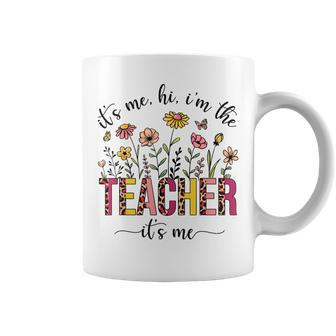 Its Me Hi Im The Teacher Its Me Back To School Retro Coffee Mug | Mazezy