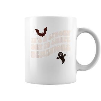 It's A Spooky Day To Shape Behaviors Bcba Aba Halloween Coffee Mug - Monsterry DE