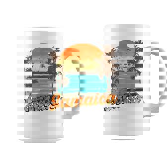 Jamaica Beach Summer Vacation Palm Trees Sunset Vacation Funny Gifts Coffee Mug | Mazezy