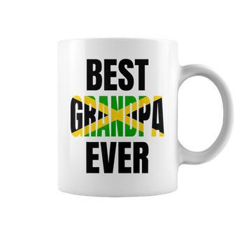 Jamaican Grandpa Dad Uncle Birthday Jamaica Flag Gift Gift For Mens Coffee Mug | Mazezy