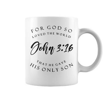 John 316 Christian Bible Coffee Mug | Mazezy