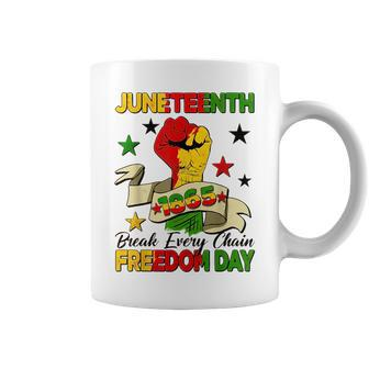 Junenth 1865 Break Every Chain Freedom Day Gifts Coffee Mug | Mazezy