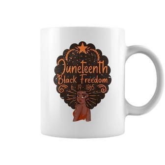 Junenth Celebrations Through Glasses Of Bold Black Women Coffee Mug - Seseable