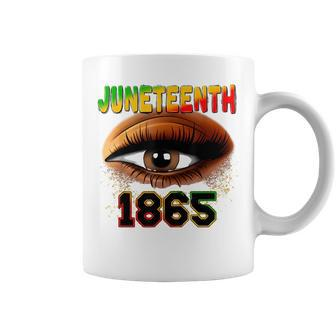 Junenth Eye African American Women Black History Pride Coffee Mug - Thegiftio UK