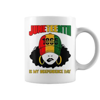 Junenth Is My Independence Day Black Girl Melanin Women Coffee Mug | Mazezy