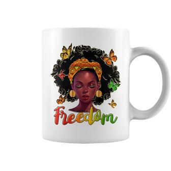 Junenth Outfit Freedom Women Girl Dress 19Th June Gifts Coffee Mug - Seseable