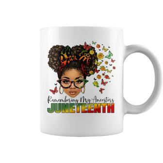 Junenth Women Remembering My Ancestors Junenth Coffee Mug | Mazezy
