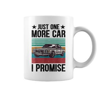 Just One More Car I Promise Vintage Funny Car Lover Mechanic Mechanic Funny Gifts Funny Gifts Coffee Mug | Mazezy DE