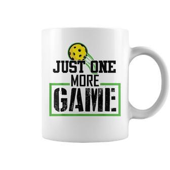 Just One More Game Funny Pickleball Gift For Men Women Kids Coffee Mug - Thegiftio UK