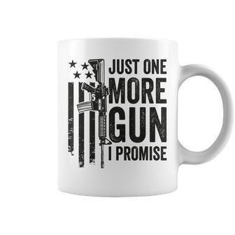 Just One More Gun I Promise - Camo Usa Flag Pro Guns Funny Coffee Mug - Thegiftio UK