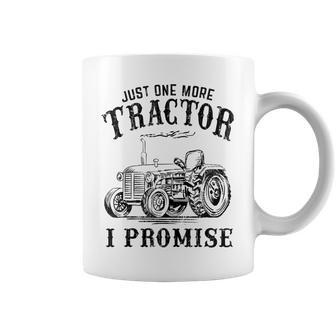 Just One More Tractor I Promise Funny Vintage Farming Gag Gift For Women Coffee Mug - Thegiftio UK