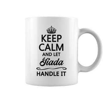 Keep Calm And Let Giada Handle It | Funny Name Gift IT Funny Gifts Coffee Mug | Mazezy