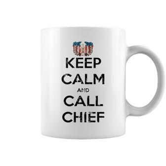 Keep Calm And Call Chief Warrant Officer Corps Eagle Rising Coffee Mug | Mazezy