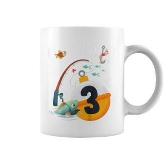 Kids 3Rd Birthday Fishing Theme For Boys And Girls O-Fishally 3 Coffee Mug - Seseable