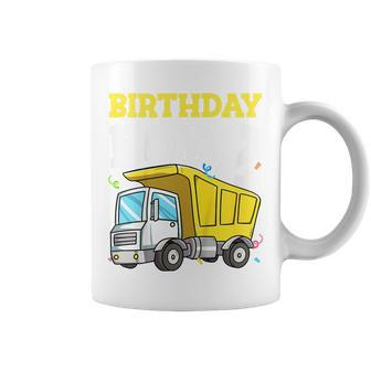 Kids Birthday Boy 2 Two Construction Truck 2Nd Birthday Toddler Coffee Mug | Mazezy