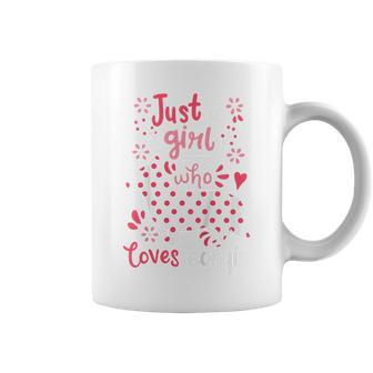 Kids Corgi Just A Girl Corgis Gift Coffee Mug | Mazezy