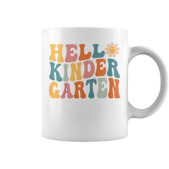 Kids Hello Kindergarten - Team Kinder Back To School First Day Coffee Mug - Seseable