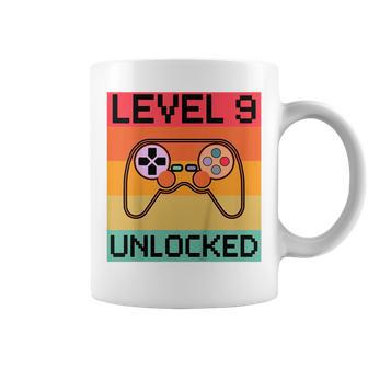 Kids Level 9 Unlocked - Video Gamer - 9Th Birthday Gaming Gift Coffee Mug | Mazezy