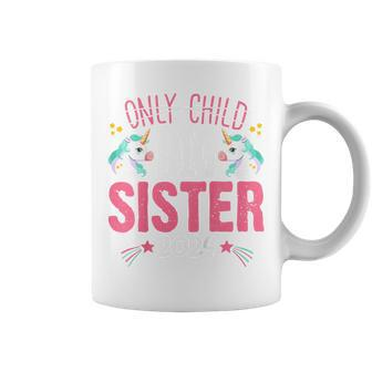 Kids Promoted To Big Sister Est 2024 Unicorn Toddler Girls Gifts For Sister Funny Gifts Coffee Mug | Mazezy