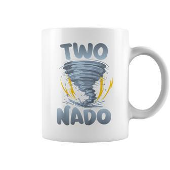 Kids Two-Nado Warning 2Nd Birthday Tornado Themed Birthday Coffee Mug - Seseable