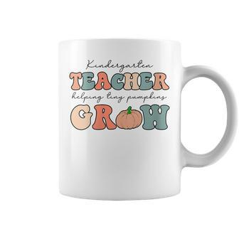 Kindergarten Teacher Helping Tiny Pumpkins Grow Coffee Mug | Mazezy DE