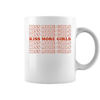 Kiss More Girls - Lesbian Bisexual Lgbtq Pride Month 2021 Coffee Mug - Thegiftio UK