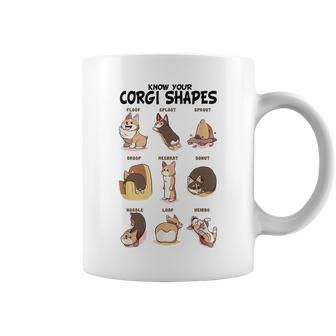 Know Your Corgi Shapes - Funny Corgi Coffee Mug | Mazezy