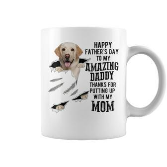 Labrador Dad Happy Fathers Day To My Amazing Daddy Dog Gift For Mens Coffee Mug | Mazezy