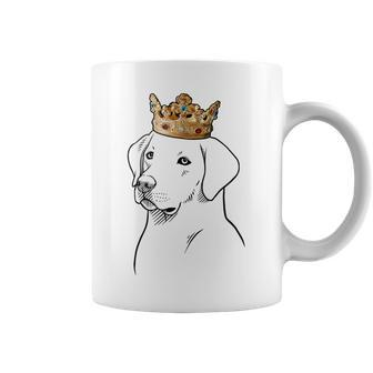 Labrador Retriever Dog Wearing Crown Coffee Mug | Mazezy
