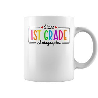 Last Day Of School 2023 Autograph 1St Grade Graduation Party Coffee Mug - Thegiftio UK