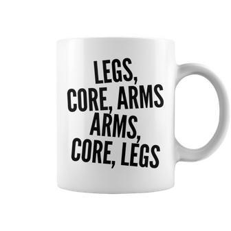 Legs Core Arms Rowing On Rower Fitness Workout Gear Coffee Mug | Mazezy