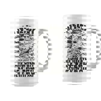 Lets Eat Trash & Get Hit By A Car As A Funny Possum Coffee Mug | Mazezy