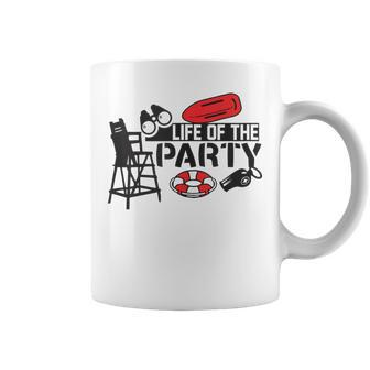 Life Of The Party Youth Lifeguard Pool Coffee Mug | Mazezy