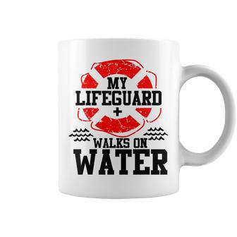 My Lifeguard Walks On Water Christian Christianity T Coffee Mug | Mazezy