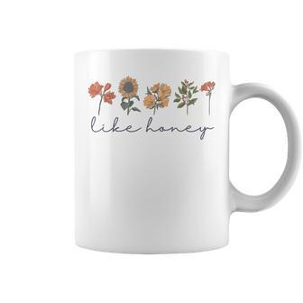 Like Honey Bible Quote Boho Wildflowers Proverbs 1624 Cute Coffee Mug | Mazezy
