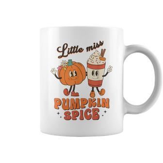 Little Miss Pumpkin Spice Cute Fall Pumpkin Thanksgiving Coffee Mug | Mazezy