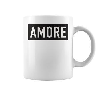 Love Amore Designer Graphic - Italian Inspired Coffee Mug | Mazezy